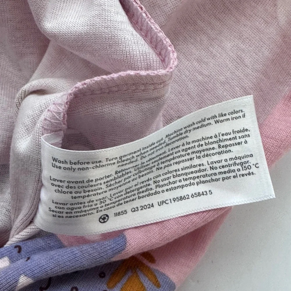 Carters Dinosaur Print 24‎ Months Baby Girl Pink One Piece Pajamas Sleepwear